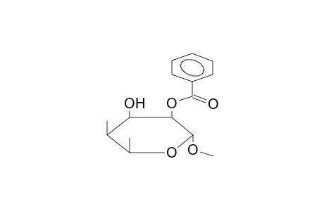 METHYL 4,6-DIDEOXY-2-O-BENZOYL-4C-METHYL-ALPHA-L-TALOHEXOPYRANOSIDE