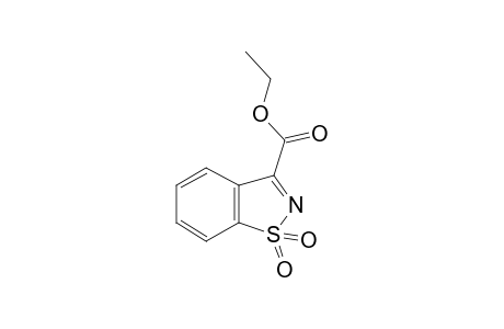 Ethyl 1,2-benzoisothiazole-3-carboxylate 1,1-dioxide