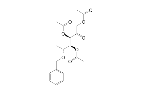 5-O-Benzyl-6-deoxy-D-fructose triacetate