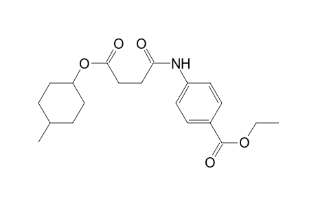 Benzoic acid, 4-[[4-[(4-methylcyclohexyl)oxy]-1,4-dioxobutyl]amino]-, ethyl ester
