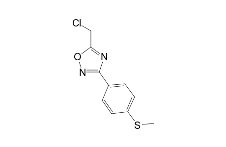 5-(Chloromethyl)-3-(4-(methylthio)phenyl)-1,2,4-oxadiazole