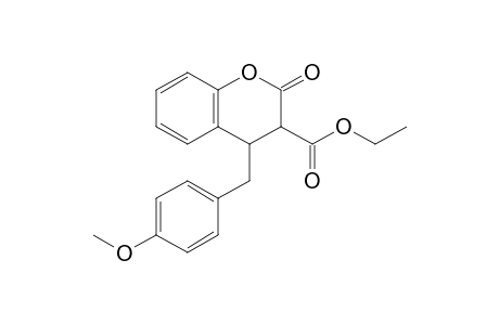 3-Ethylcarboxy-4-(4'-methoxybenzyl)-2-chromanone