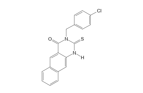 3-(p-CHLOROBENZYL)-2-THIOBENZO[g]QUINAZOLINE-2,4(1H,3H)-DIONE