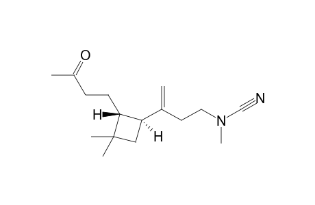 3-[(1S,2R)-2-(3-ketobutyl)-3,3-dimethyl-cyclobutyl]but-3-enyl-methyl-cyanamide