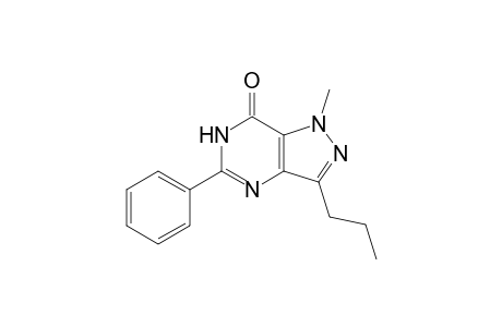 1-Methyl-5-phenyl-3-propyl-4H-pyrazolo[4,3-d]pyrimidin-7-one