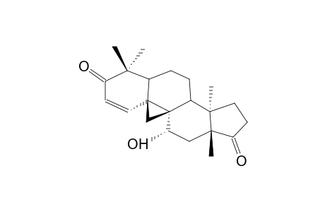 11alpha-HYDROXY-4,4,14-TRIMETHYL-9beta,19-CYCLO-5alpha-ANDROST-1-ENE-3,17-DIONE ; 11alpha-HYDROXYBUXATENONE