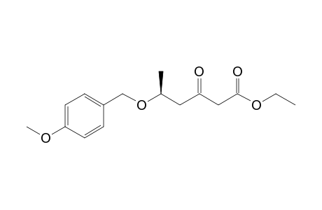 (5S)-3-keto-5-p-anisyloxy-hexanoic acid ethyl ester