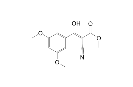 methyl (2Z)-2-cyano-3-(3,5-dimethoxyphenyl)-3-hydroxy-2-propenoate