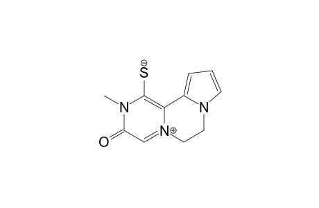 2-Methyl-3-oxo-6,7-dihydropyrazino[1,2-a]pyrrolo[2,1-c]pyrazine-5-ium-1-thiolate