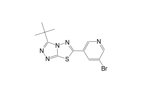 [1,2,4]triazolo[3,4-b][1,3,4]thiadiazole, 6-(5-bromo-3-pyridinyl)-3-(1,1-dimethylethyl)-