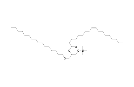 9-Octadecenoic acid (Z)-, 1-[(1-hexadecenyloxy)methyl]-2-[(trimethylsilyl)oxy]ethyl ester