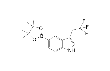 5-(4,4,5,5-Tetramethyl-1,3,2-dioxaborolan-2-yl)-3-(2,2,2-trifluoroethyl)-1H-indole