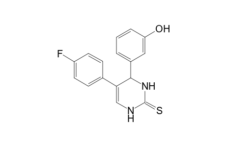 5-(4-fluorophenyl)-4-(3-hydroxyphenyl)-3,4-dihydropyrimidine-2(1H)-thione