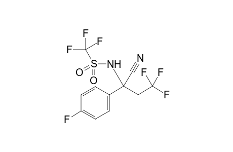 N-(1-cyano-3,3,3-trifluoro-1-(4-fluorophenyl)propyl)-1,1,1-trifluoromethanesulfon-amide