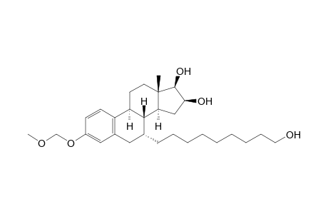(7R,8R,9S,13S,14S,16S,17R)-3-(methoxymethoxy)-13-methyl-7-(9-oxidanylnonyl)-6,7,8,9,11,12,14,15,16,17-decahydrocyclopenta[a]phenanthrene-16,17-diol