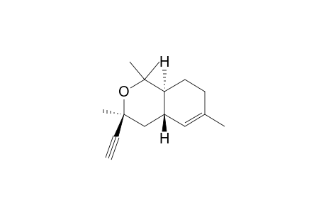 (3s,4as,8as)3-ethynyl-3,4,4a,7,8,8a-hexahydro-1,1,3,6-tetramethyl-1H-2-benzopyran
