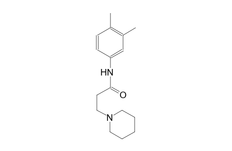 1-piperidinepropanamide, N-(3,4-dimethylphenyl)-