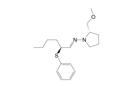 (S,S)-(-)-2-Methoxymethyl-1-(2-phenylthio-1-hexylidenamino)pyrrolidine