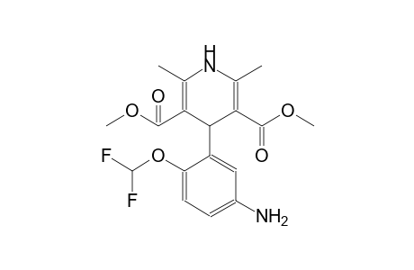 dimethyl 4-[5-amino-2-(difluoromethoxy)phenyl]-2,6-dimethyl-1,4-dihydro-3,5-pyridinedicarboxylate