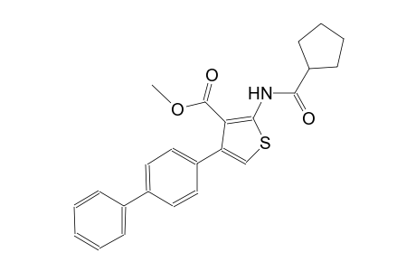 methyl 4-[1,1'-biphenyl]-4-yl-2-[(cyclopentylcarbonyl)amino]-3-thiophenecarboxylate