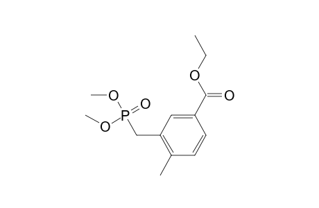 Dimethyl 3-ethoxycarbonyl-6-methylbenzylphosphonate