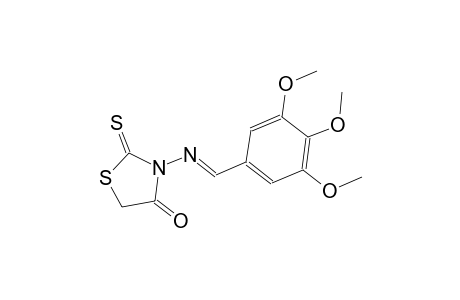 2-thioxo-3-{[(E)-(3,4,5-trimethoxyphenyl)methylidene]amino}-1,3-thiazolidin-4-one