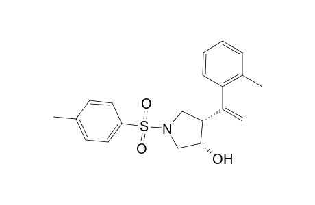 (3S,4S)-4-[1-(2-Methylphenyl)ethenyl]-1-[(4-methylphenyl)sulfonyl]-3-pyrrolidinol
