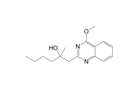 2-(2-Hydroxy-2-methylhexyl)-4-(methoxy)quinazoline