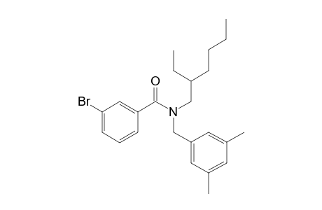 Benzamide, 3-bromo-N-(3,5-dimethylbenzyl)-N-(2-ethylhexyl)-