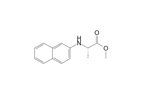 (2S)-2-(2-naphthalenylamino)propanoic acid methyl ester