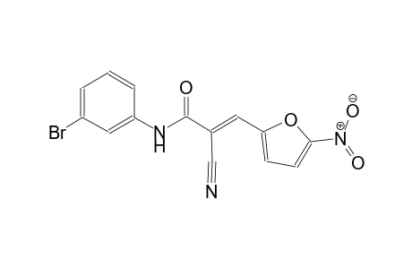 (2E)-N-(3-bromophenyl)-2-cyano-3-(5-nitro-2-furyl)-2-propenamide