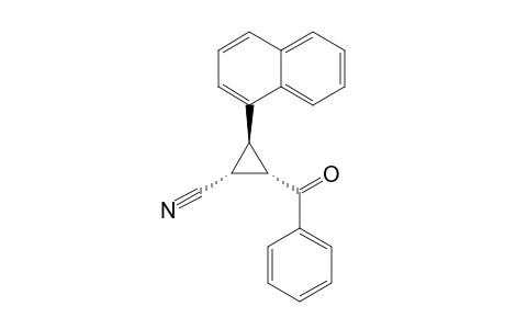 (1R*,2S*,3R*)-2-Benzoyl-3-(1-naphthyl)cyclo-propanecarbonitrile