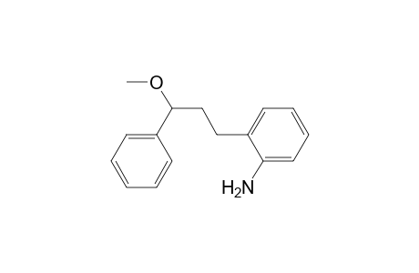 2-(3-Methoxy-3-phenyl-propyl)aniline