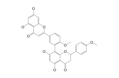 5,7-DIHYDROXY-4'-METHOXYFLAVANONE-(8->3')-5,7-DIHYDROXY-4'-METHOXYFLAVONE