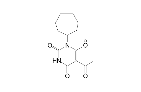 5-acetyl-3-cycloheptyl-2,6-dioxo-1,2,3,6-tetrahydropyrimidin-4-olate