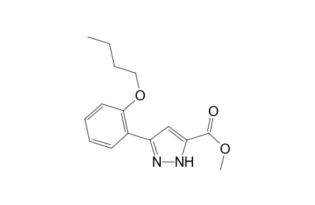2H-Pyrazole-3-carboxylic acid, 5-(2-butoxyphenyl)-, methyl ester