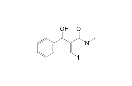 N,N-Dimethyl-3-iodo-2-(.alpha.-hydroxybenzyl)prop-2-enamide