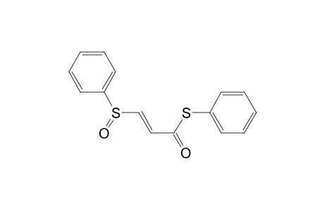 (E)-3-(benzenesulfinyl)-2-propenethioic acid S-phenyl ester