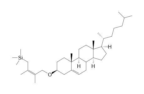 [(Z)-4-[[(3S,9S,10R,13R,14S,17R)-17-[(1R)-1,5-dimethylhexyl]-10,13-dimethyl-2,3,4,7,8,9,11,12,14,15,16,17-dodecahydro-1H-cyclopenta[a]phenanthren-3-yl]oxy]-2,3-dimethyl-but-2-enyl]-trimethyl-silane