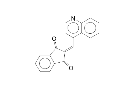 2-(4-Quinolinylmethylene)-1H-indene-1,3(2H)-dione