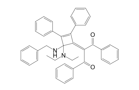 1-Benzylamino-2-dibenzoylmethylene-1-diethylamino-3,4-diphenyl-3-cyclobutene