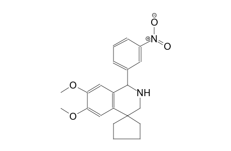 6',7'-dimethoxy-1'-(3-nitrophenyl)-2',3'-dihydro-1'H-spiro[cyclopentane-1,4'-isoquinoline]
