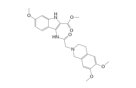 methyl 3-{[(6,7-dimethoxy-3,4-dihydro-2(1H)-isoquinolinyl)acetyl]amino}-6-methoxy-1H-indole-2-carboxylate