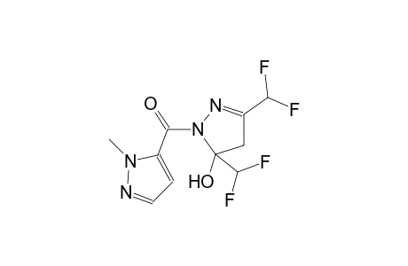3,5-bis(difluoromethyl)-1-[(1-methyl-1H-pyrazol-5-yl)carbonyl]-4,5-dihydro-1H-pyrazol-5-ol