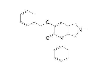 3-Benzyloxy-6-methyl-1-phenyl-1,5,6,7-tetrahydro-2H-pyrrolo[3,4-b]pyridin-2-one