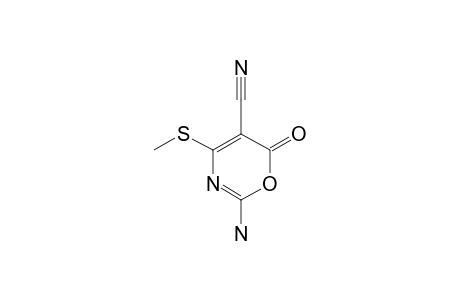 2-AMINO-4-(METHYLTHIO)-6-OXO-6H-1,3-OXAZINE-5-CARBONITRILE