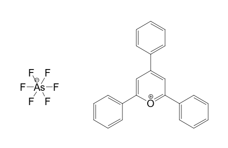 2,4,6-Triphenylpyrylium cation, hexafluoroarsenate anion