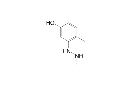 Phenol, 4-methyl-3-(2-methylhydrazino)-
