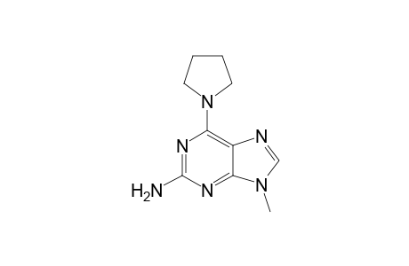 (9-methyl-6-pyrrolidino-purin-2-yl)amine