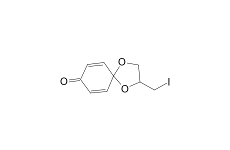 2-Iodomethyl-1,4-dioxaspiro[4.5]deca-6,9-dien-8-one